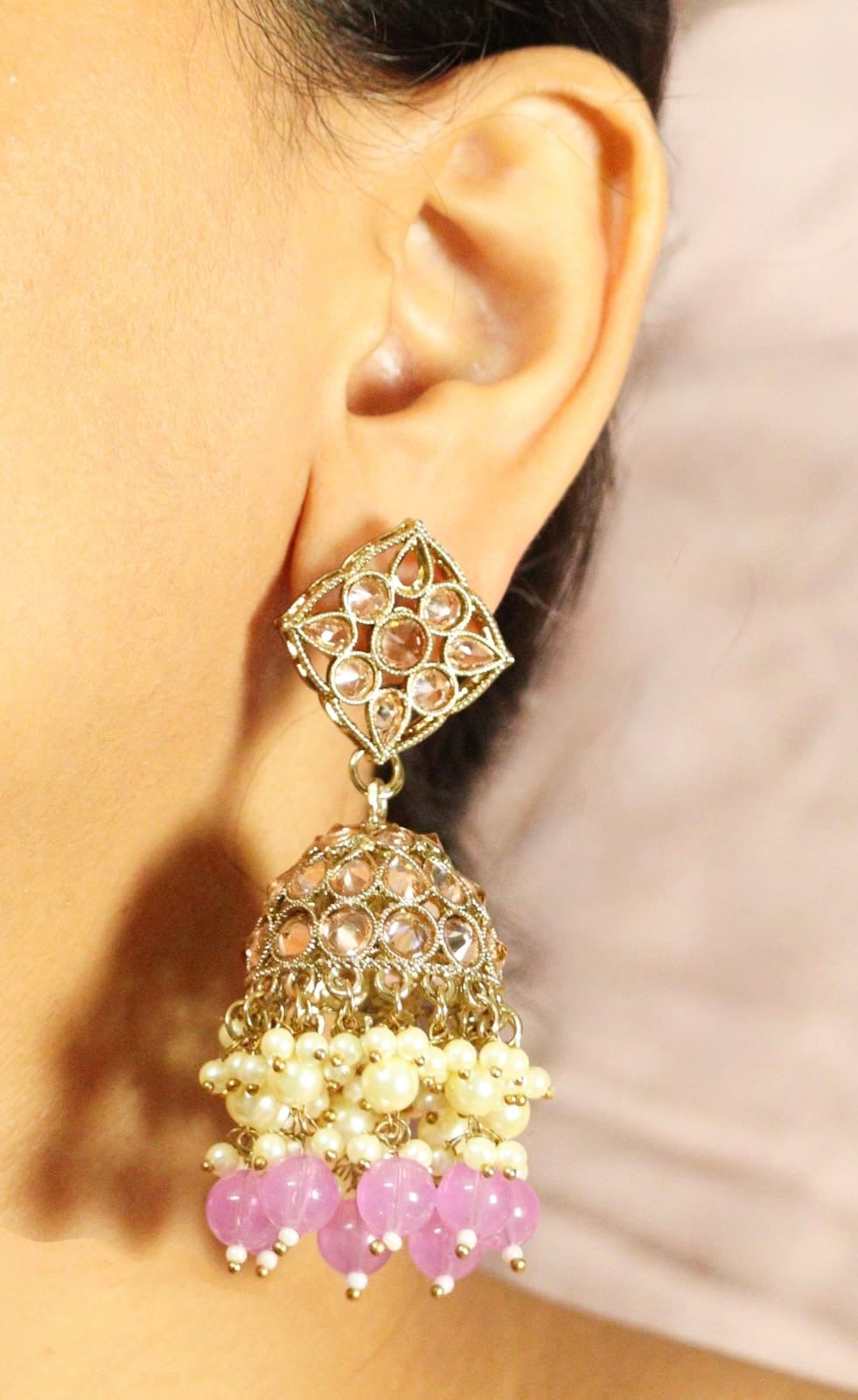 Phulkari Jhumkas