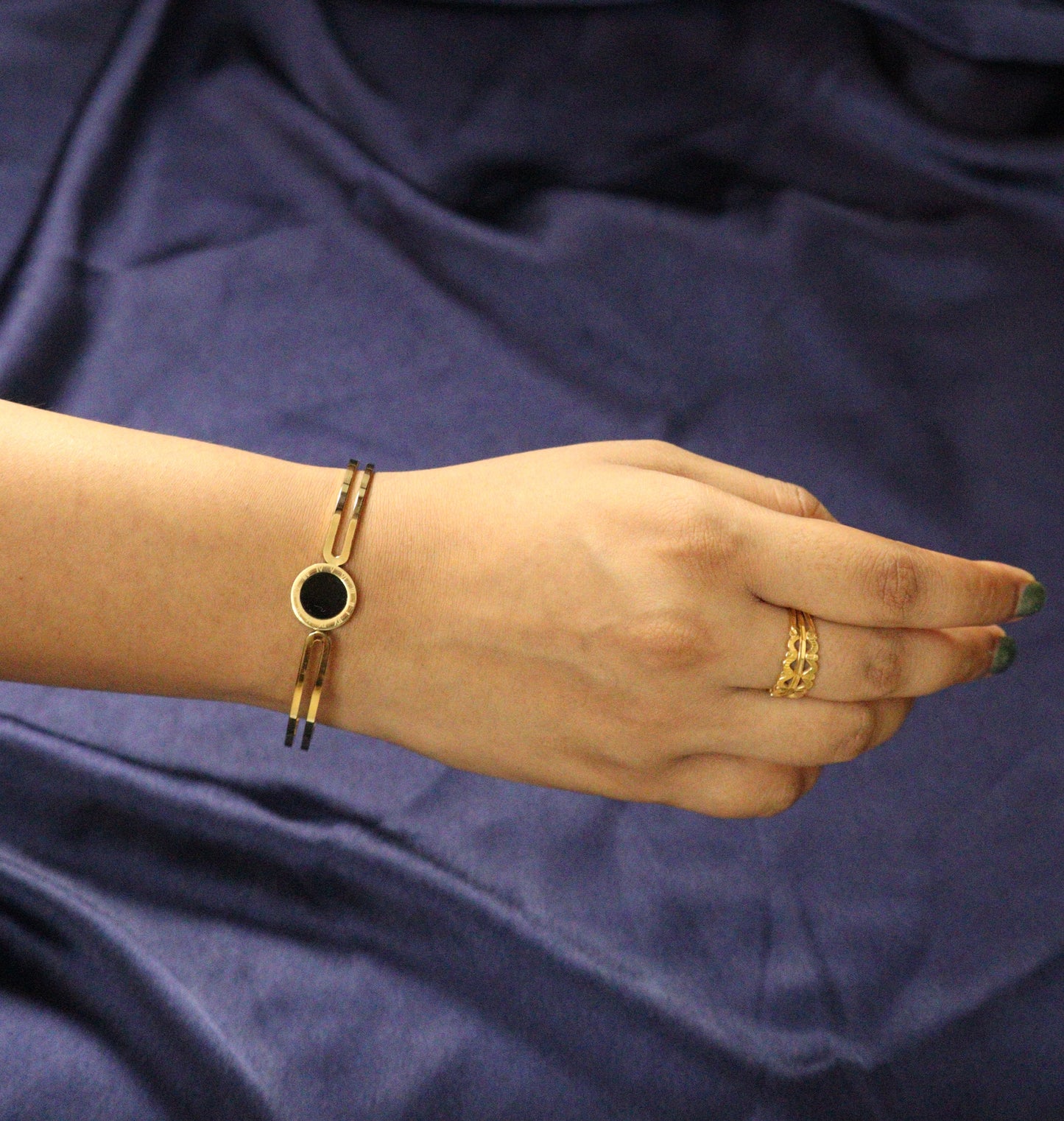 Midnight Dial Cuff Bracelet