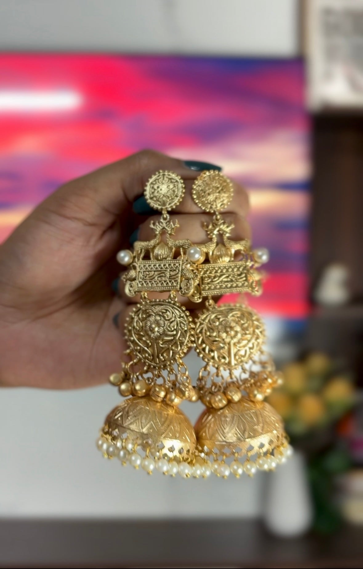 Royal Heritage Jhumkas
