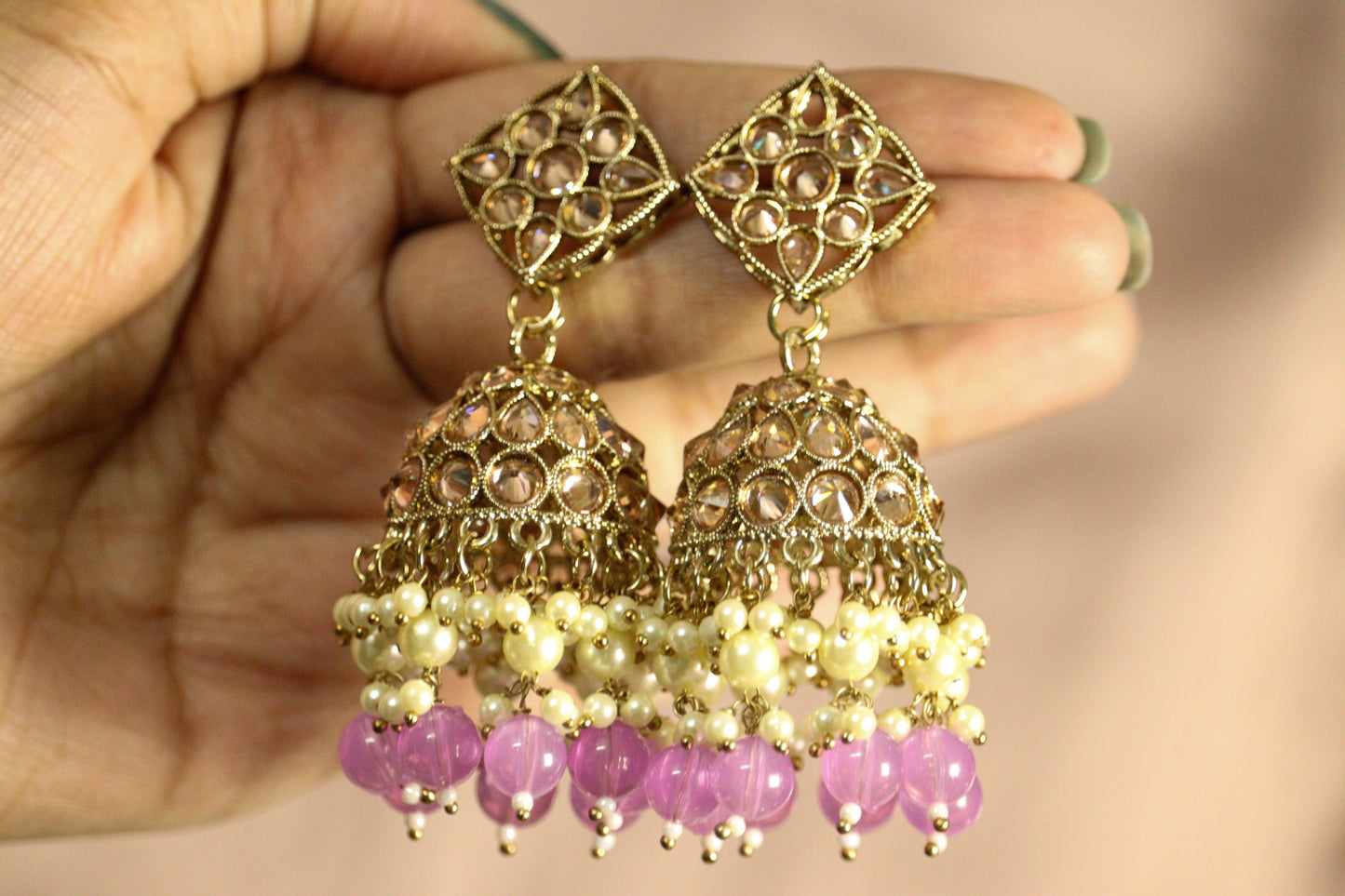 Phulkari Jhumkas